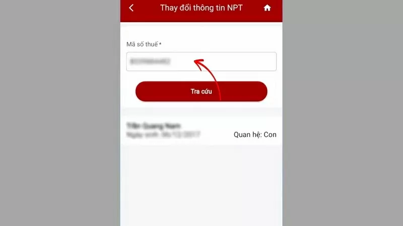 Nhập mã số thuế và thông tin cần tra cứu Nhập mã số thuế và thông tin cần tra cứu