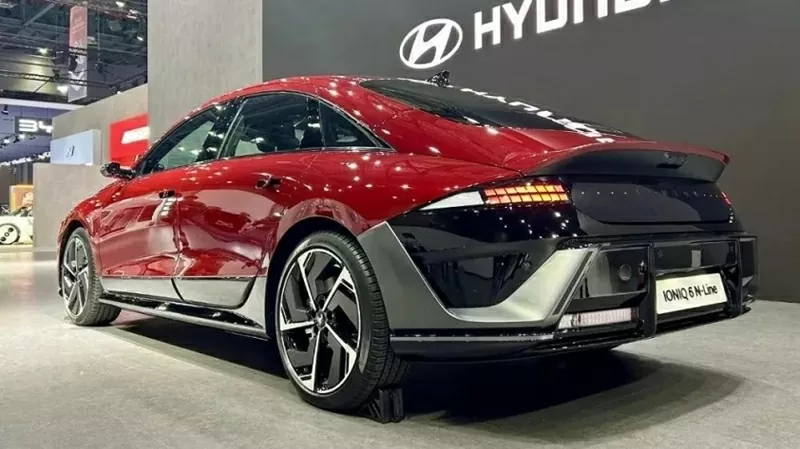 Hyundai Ioniq 6 2025 bản N Line có thiết kế thể thao, thừa hưởng DNA từ mẫu xe ý tưởng RN22e Hyundai Ioniq 6 2025 bản N Line có thiết kế thể thao, thừa hưởng DNA từ mẫu xe ý tưởng RN22e
