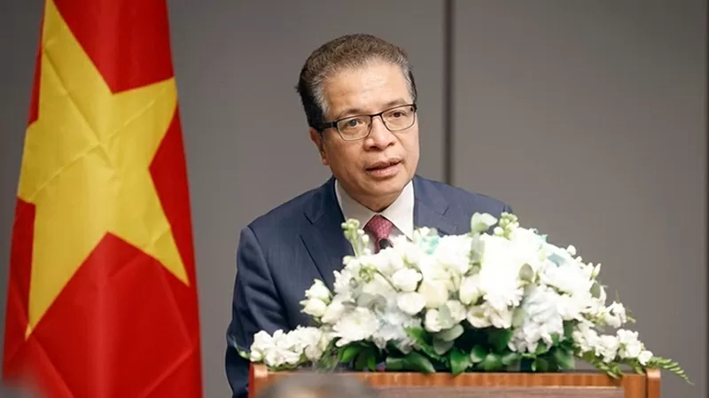 Đại sứ Việt Nam tại Liên bang Nga, kiêm nhiệm Uzbekistan và Armenia Đặng Minh Khôi phát biểu. (Nguồn: TTXVN) Đại sứ Việt Nam tại Liên bang Nga, kiêm nhiệm Uzbekistan và Armenia Đặng Minh Khôi phát biểu. (Nguồn: TTXVN)