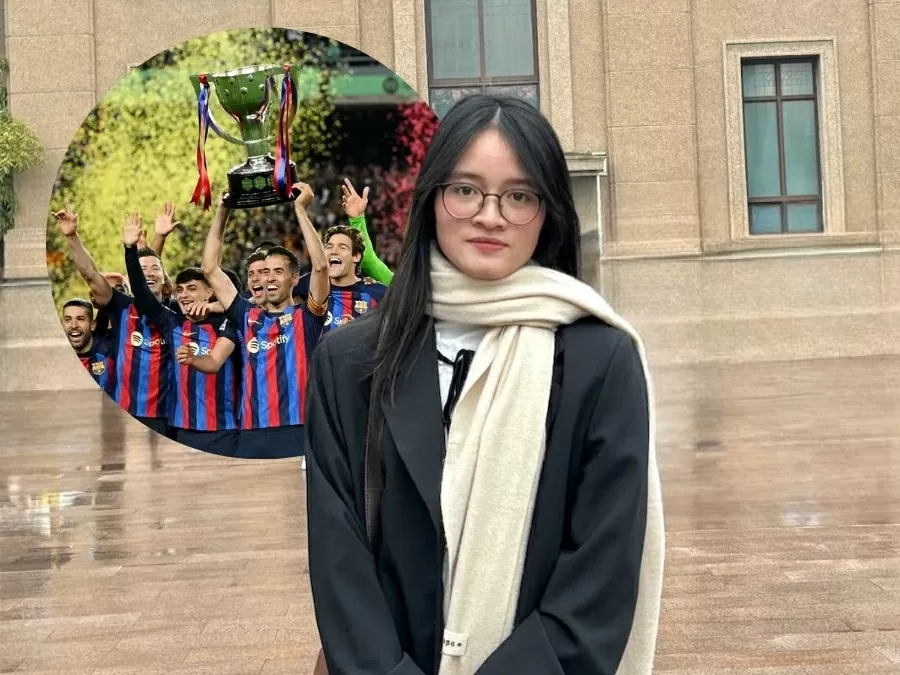 Với niềm ngưỡng mộ dành cho Barcelona, Chi luôn mơ ước được một lần đặt chân đến sân Camp Nou (Ảnh: NVCC) Với niềm ngưỡng mộ dành cho Barcelona, Chi luôn mơ ước được một lần đặt chân đến sân Camp Nou (Ảnh: NVCC)