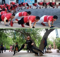 Người Trung Quốc ưa thích các bài tập thể dục kỳ lạ kéo dài tuổi thọ