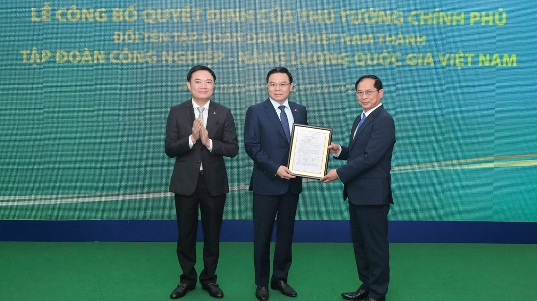 Tập đoàn Công nghiệp – Năng lượng Quốc gia Việt Nam là định danh mới của PetroVietnam