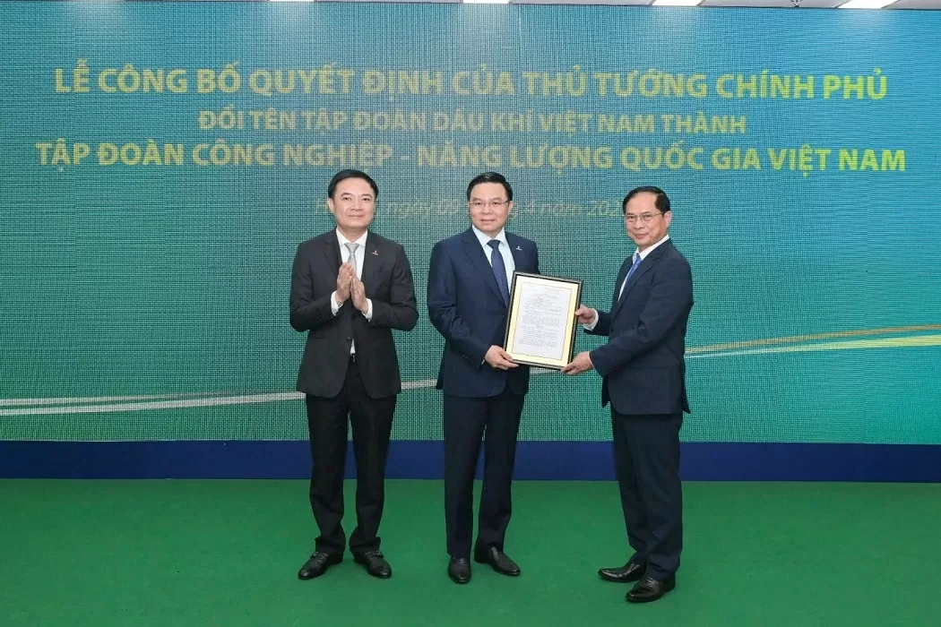 Tập đoàn Công nghiệp – Năng lượng Quốc gia Việt Nam là định danh mới của PetroVietnam Tập đoàn Công nghiệp – Năng lượng Quốc gia Việt Nam là định danh mới của PetroVietnam