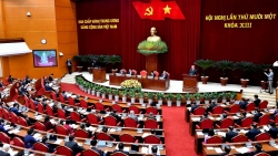 Thông cáo báo chí về ngày làm việc thứ hai của Hội nghị Trung ương 11 khóa XIII