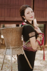 Lý Nhã Kỳ 'hóa thiếu nữ' Tây Nguyên