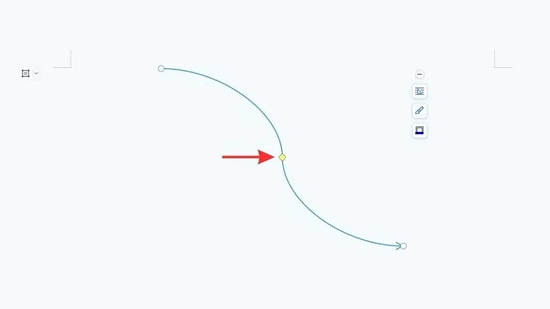 Chỉnh độ cong mũi tên Chỉnh độ cong mũi tên