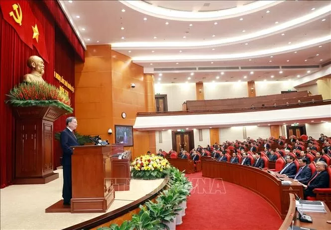 Tổng Bí thư Tô Lâm: Hội nghị Trung ương 11 khoá XIII đã hoàn thành toàn bộ nội dung, chương trình đề ra Tổng Bí thư Tô Lâm: Hội nghị Trung ương 11 khoá XIII đã hoàn thành toàn bộ nội dung, chương trình đề ra