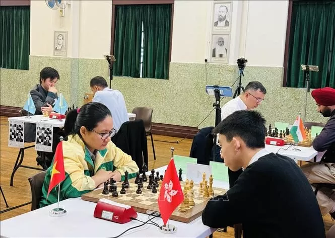 Đại kiện tướng Hoàng Thị Bảo Trâm tranh tài Giải vô địch cờ vua quốc tế SJC Cup lần thứ hai Đại kiện tướng Hoàng Thị Bảo Trâm tranh tài với tám kỳ thủ cờ vua đẳng cấp thế giới