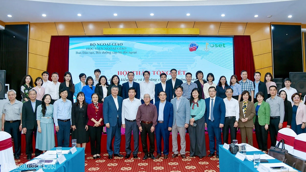 Hội thảo tổng kết Đề án bồi dưỡng kiến thức, kỹ năng cho cán bộ làm công tác hội nhập quốc tế giai đoạn 2021–2025