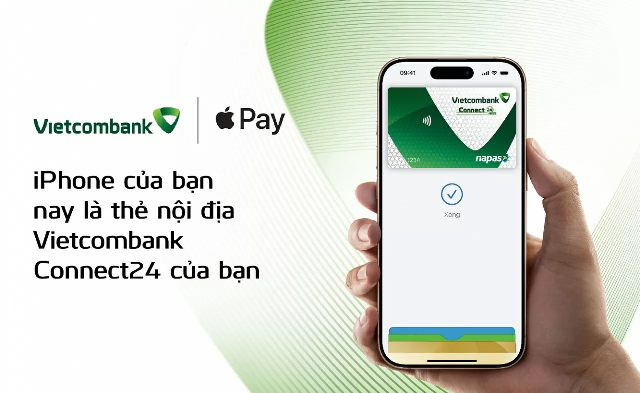 Vietcombank giới thiệu Apple Pay đến chủ thẻ nội địa Vietcombank Connect24 Vietcombank giới thiệu Apple Pay đến chủ thẻ nội địa Vietcombank Connect24