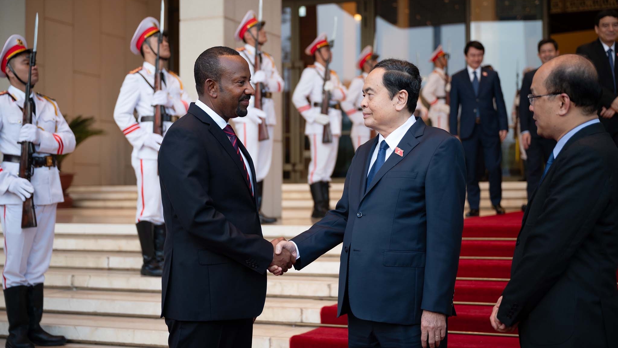 Chủ tịch Quốc hội Trần Thanh Mẫn hội kiến Thủ tướng Ethiopia Abiy Ahmed Ali