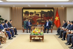 Thủ tướng Phạm Minh Chính tiếp Phó Thủ tướng Campuchia Neth Savoeun nhân dịp tham dự Hội nghị thượng đỉnh P4G