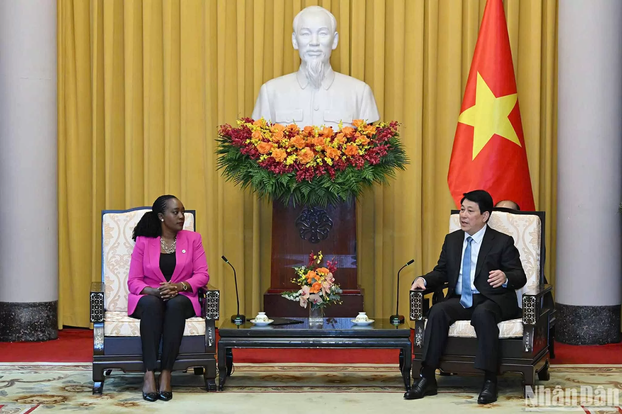 Chủ tịch nước Lương Cường tiếp Bộ trưởng Quốc phòng Kenya