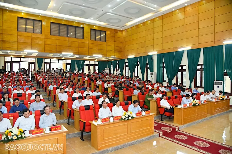 Phó Thủ tướng, Bộ trưởng Ngoại giao Bùi Thanh Sơn tiếp xúc cử tri tại Vĩnh Phúc trước kỳ họp thứ chín, Quốc hội khóa XV