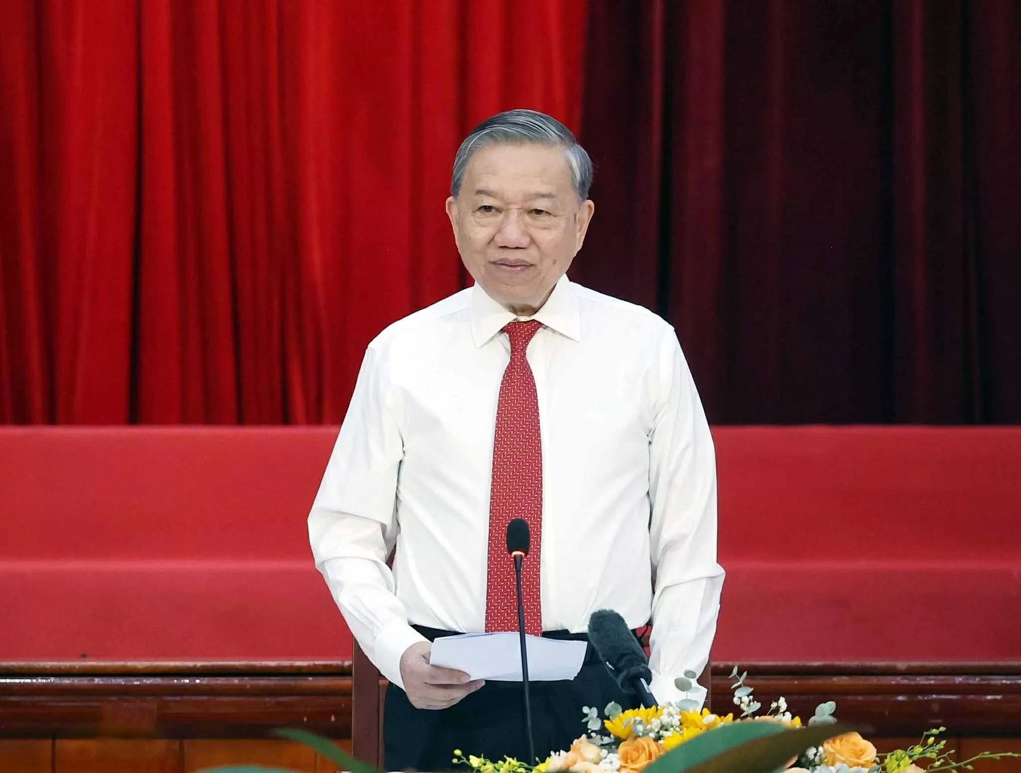 Phát biểu của Tổng Bí thư Tô Lâm tại buổi gặp mặt lão thành Cách mạng, người có công, gia đình chính sách tiêu biểu Phát biểu của Tổng Bí thư Tô Lâm tại buổi gặp mặt lão thành Cách mạng, người có công, gia đình chính sách tiêu biểu