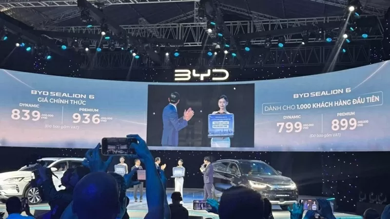 Sự kiện ra mắt BYD Sealion 6 tại Việt Nam Sự kiện ra mắt BYD Sealion 6 tại Việt Nam