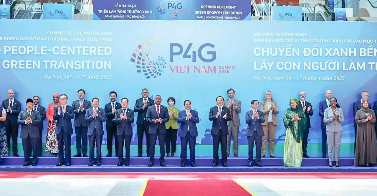 Thủ tướng Phạm Minh Chính chủ trì Lễ đón chính thức các Đoàn khách quốc tế tham dự Hội nghị P4G Việt Nam 2025. Thủ tướng Phạm Minh Chính chủ trì Lễ đón chính thức các Đoàn khách quốc tế tham dự Hội nghị P4G Việt Nam 2025.