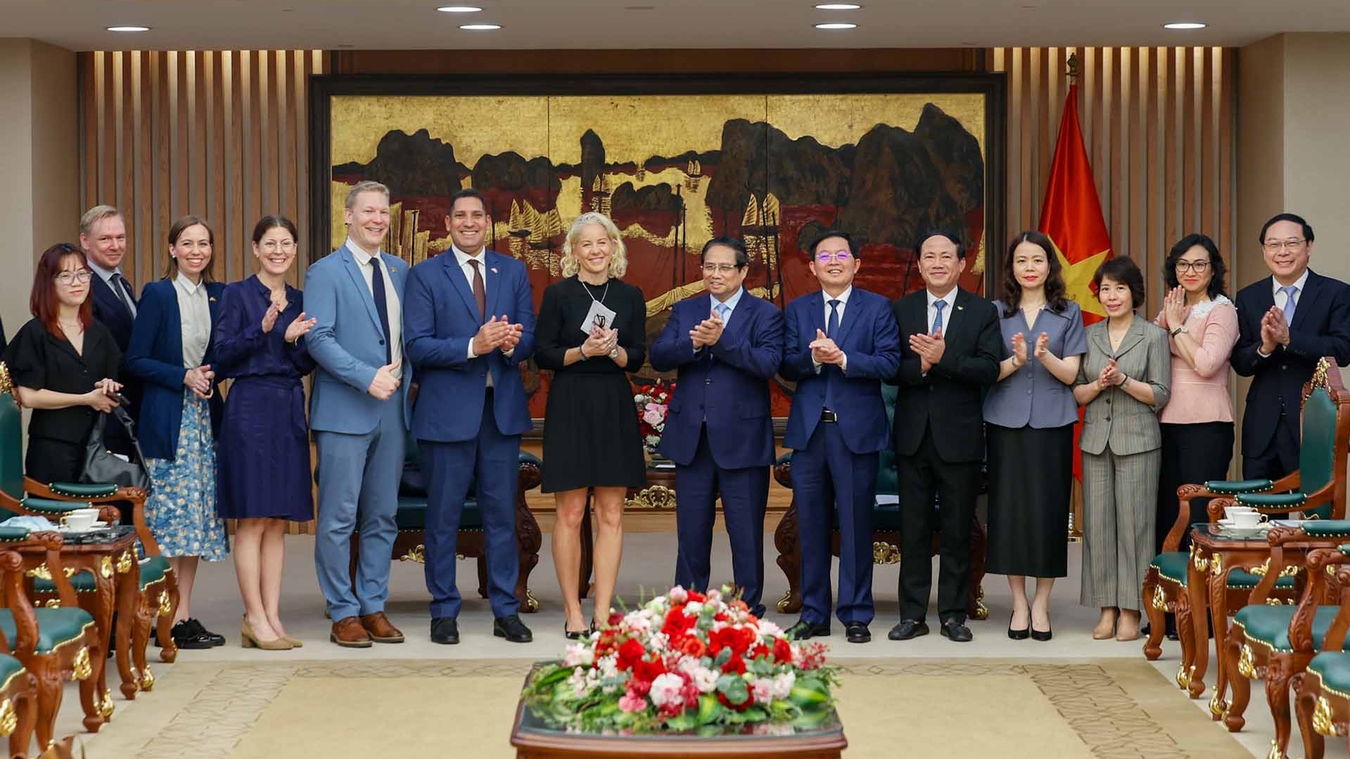 Thủ tướng Phạm Minh Chính tiếp Chủ tịch Tập đoàn SYRE, Thụy Điển