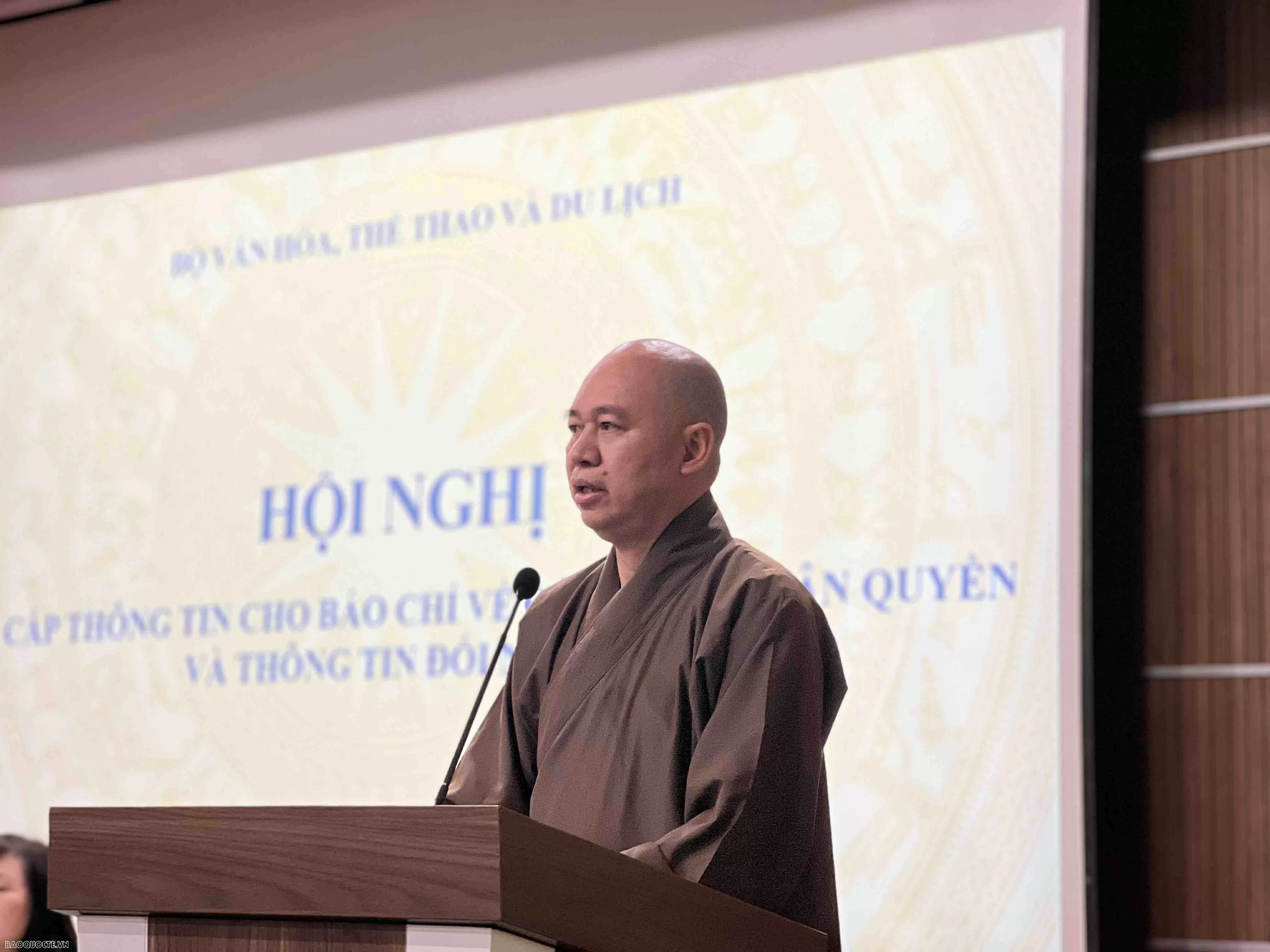 Thượng tọa Thích Đức Thiện, Phó Chủ tịch Hội đồng trị sự, kiêm Tổng Thư ký Trung ương Giáo hội Phật giáo Việt Nam. (Ảnh: Thu Trang) Thượng tọa Thích Đức Thiện, Phó Chủ tịch Hội đồng trị sự, kiêm Tổng Thư ký Trung ương Giáo hội Phật giáo Việt Nam. (Ảnh: Thu Trang)