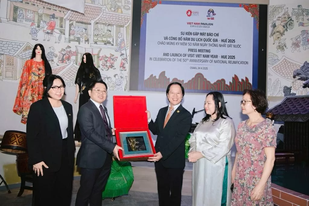 Công bố Năm du lịch quốc gia-Huế 2025 tại EXPO 2025 Công bố Năm du lịch quốc gia-Huế 2025 tại EXPO 2025