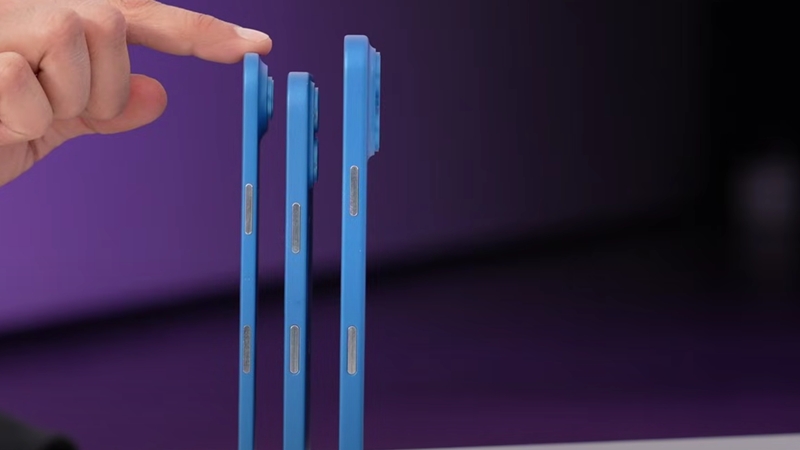 iPhone 17 Air mỏng thế nào khi đặt cạnh iPhone 17 Pro