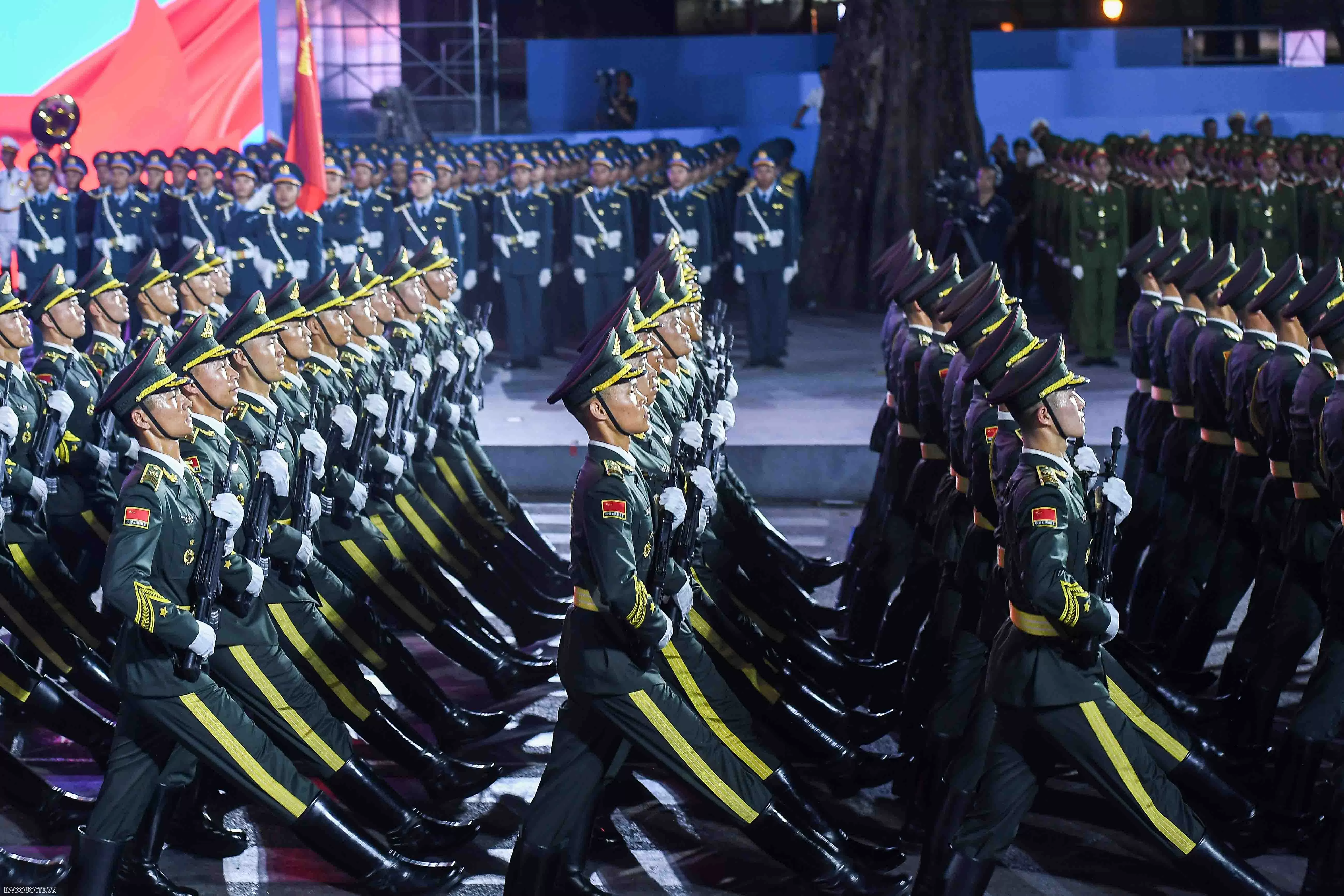 Hình ảnh quân đội Trung Quốc, Lào và Campuchia diễu binh tại Việt Nam Hình ảnh quân đội Trung Quốc, Lào và Campuchia diễu binh tại Việt Nam