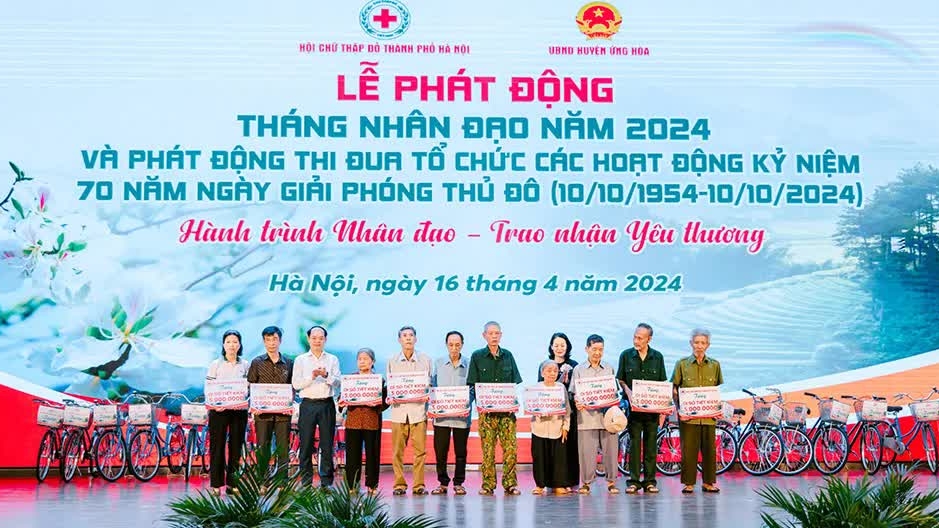 Tháng Nhân đạo năm 2025: Lan tỏa các hoạt động nhân ái