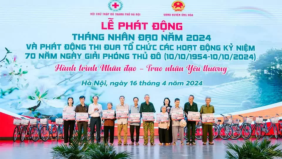 Tháng Nhân đạo năm 2025: Lan tỏa các hoạt động nhân ái
