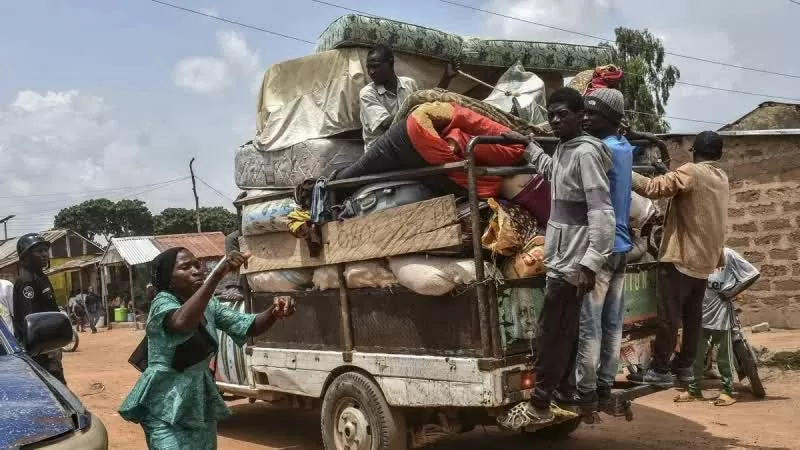 Người dân sơ tán tránh bạo lực tại Nigeria. (Nguồn: AFP) Người dân sơ tán tránh bạo lực tại Nigeria. (Nguồn: AFP)