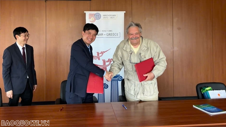 Báo Thế giới và Việt Nam đẩy mạnh hợp tác với truyền thông Hy Lạp