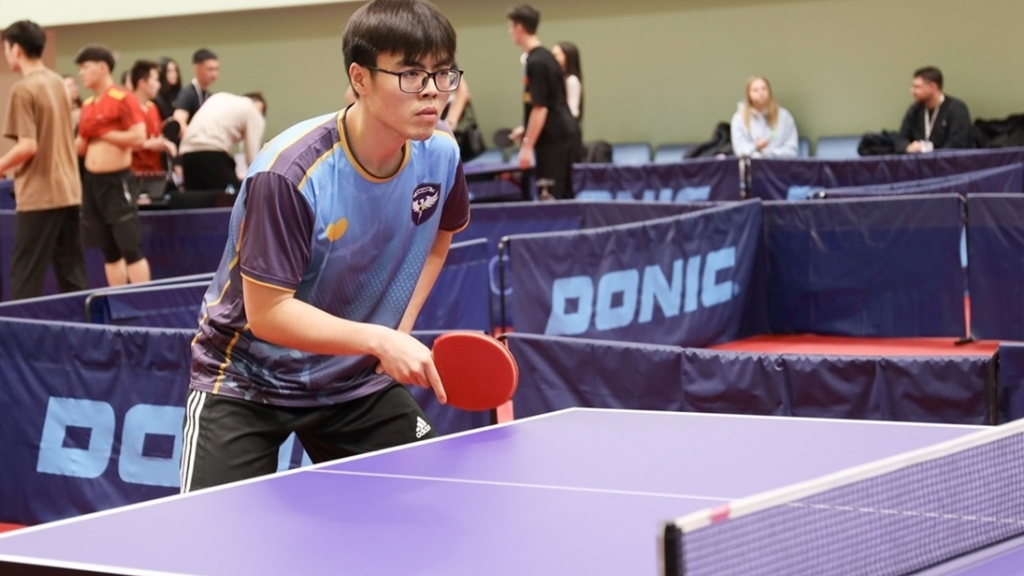 Đội tuyển sinh viên Việt Nam tranh tài tại Giải bóng bàn Thanh niên quốc tế hữu nghị 2025