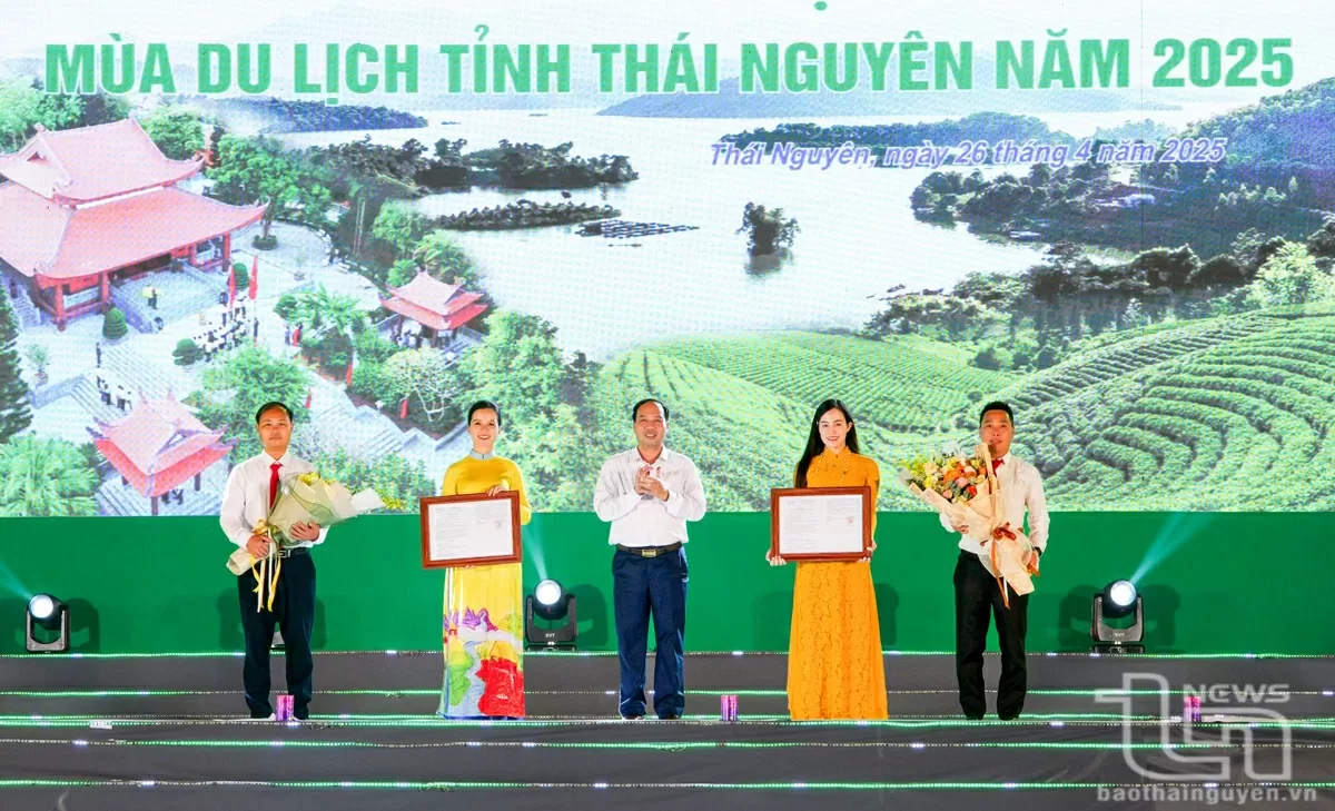 Tỉnh Thái Nguyên khai mạc Mùa du lịch năm 2025 Tỉnh Thái Nguyên khai mạc Mùa du lịch năm 2025