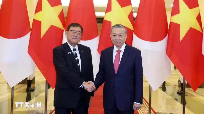 Tổng Bí thư Tô Lâm hội kiến Thủ tướng Nhật Bản Ishiba Shigeru