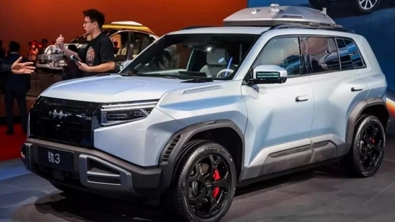 Cận cảnh SUV điện BYD Tai 3 vừa trình làng tại Trung Quốc