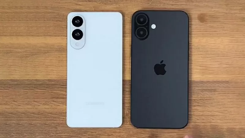 Galaxy S25 Edge đọ dáng với iPhone 16 Plus Galaxy S25 Edge đọ dáng với iPhone 16 Plus