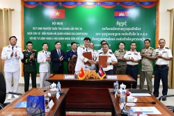 Hải quân Việt Nam – Campuchia rút kinh nghiệm tuần tra trên vùng nước lịch sử