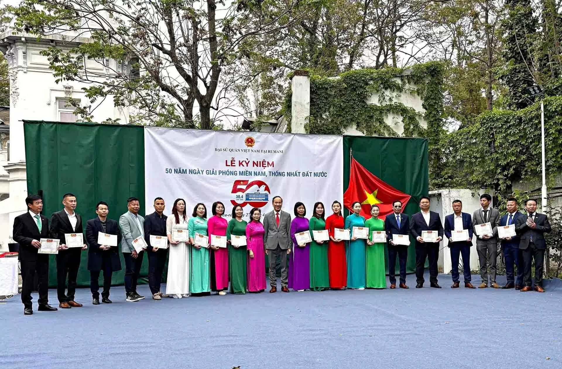 Kỷ niệm 50 năm Ngày Giải phóng miền Nam, thống nhất đất nước tại Romania Kỷ niệm 50 năm Ngày Giải phóng miền Nam, thống nhất đất nước tại Romania