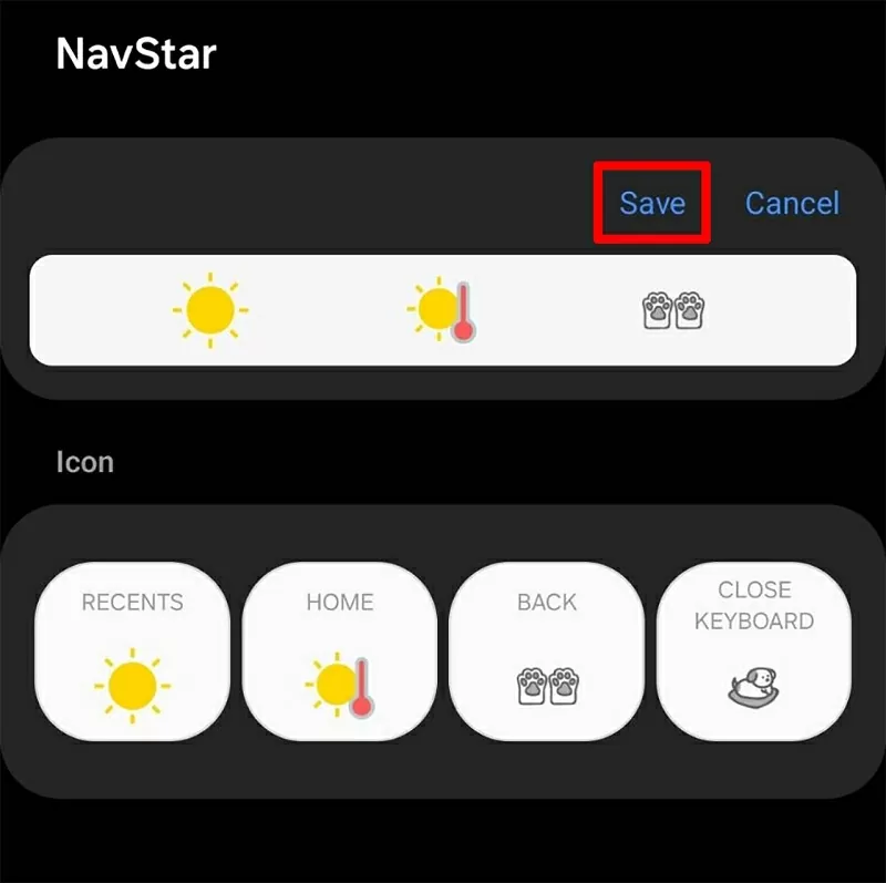 Nhấn nút Save để lưu lại Nhấn nút Save để lưu lại