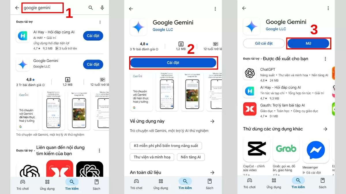 Cách tải Google Gemini đơn giản trên Android Cách tải Google Gemini đơn giản trên Android