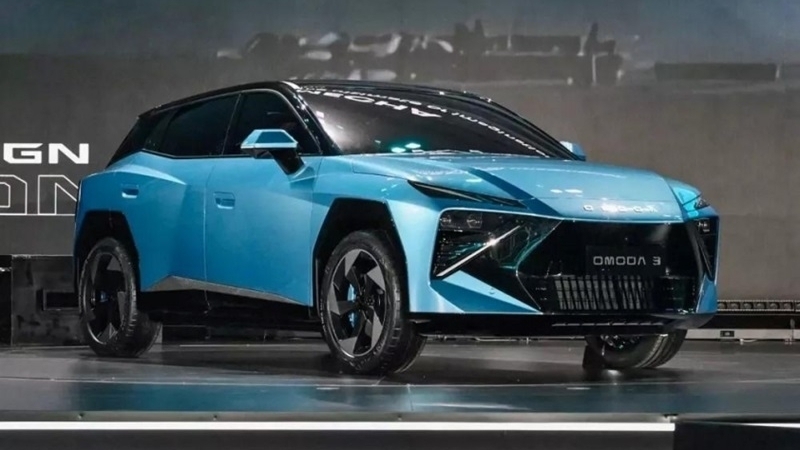 Cận cảnh SUV cỡ nhỏ Omoda 3 ra mắt tại Trung Quốc