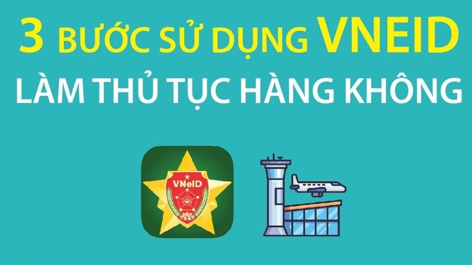 3 bước sử dụng VNeID làm thủ tục hàng không tại Cảng hàng không quốc tế Nội Bài