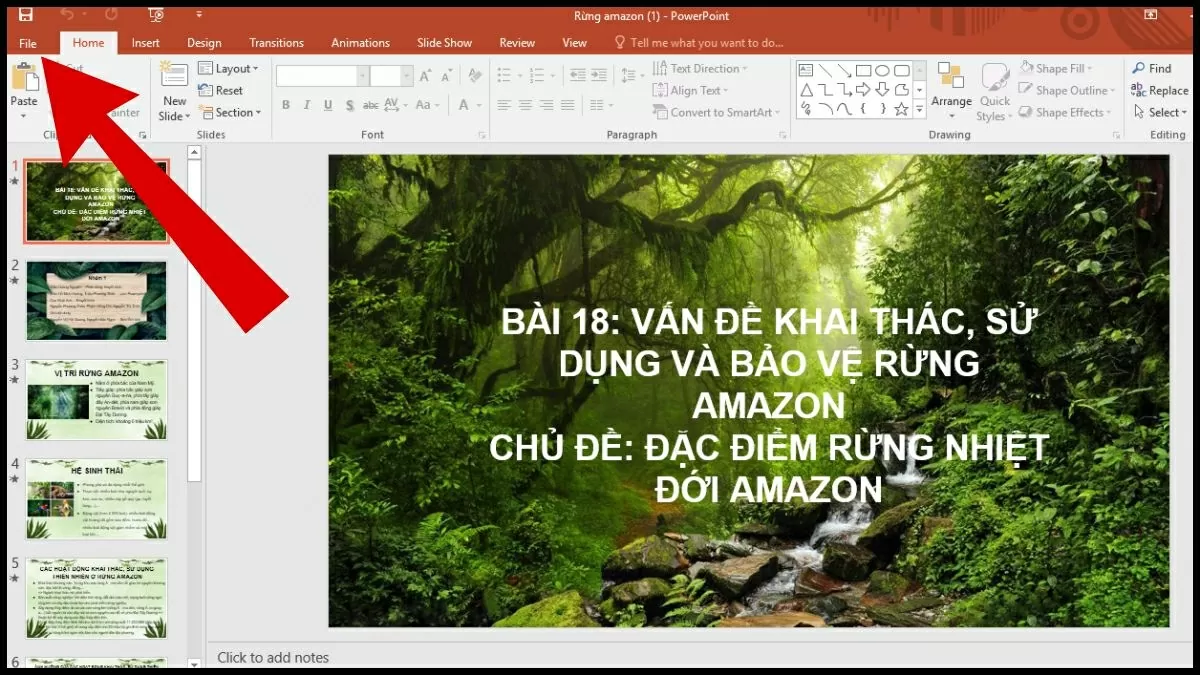 Mở file PowerPoint Mở file PowerPoint
