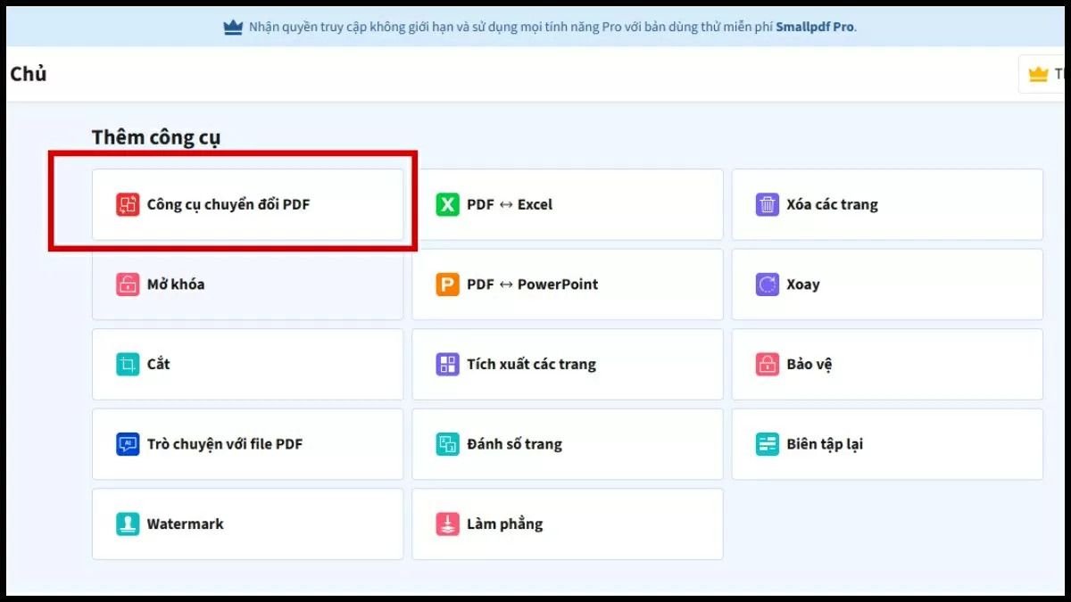 Truy cập trang Truy cập trang