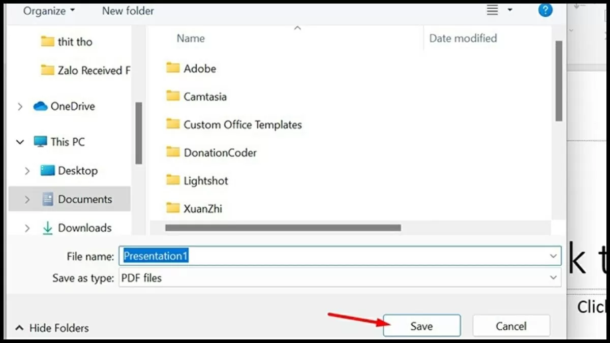 Nhấn “Save” Nhấn “Save”
