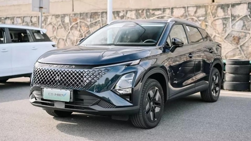 Cận cảnh xe hybrid Omoda C5 HEV ra mắt tại Trung Quốc