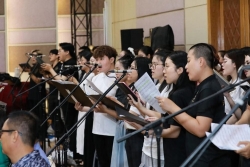 Hàng trăm nghệ sĩ miệt mài tập luyện cho chương trình nghệ thuật mừng Đại lễ Vesak Liên hợp quốc 2025