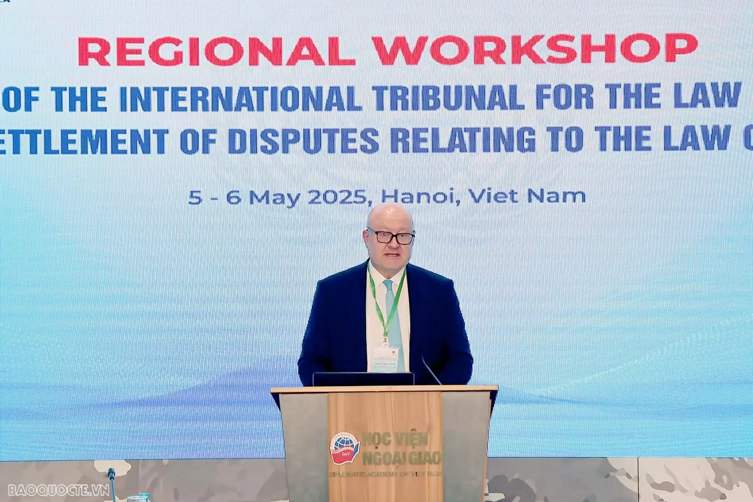 Hội thảo“Vai trò của Toà án quốc tế về Luật biển trong giải quyết tranh chấp liên quan đến luật biển” Thứ trưởng Thường trực Nguyễn Minh Vũ dự Hội thảo khu vực về vai trò của Tòa án quốc tế về Luật biển (ITLOS)