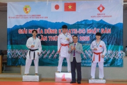 Giải karatedo tại Nhật Bản chào mừng ngày thống nhất đất nước