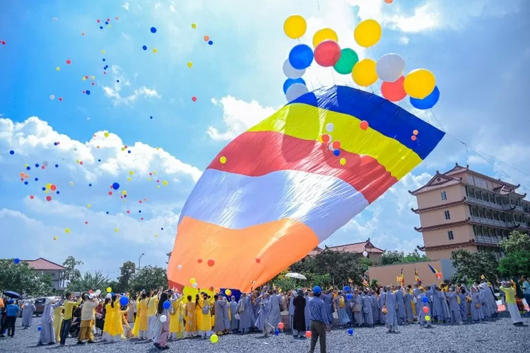 Lễ thượng Đại kỳ tại Đại lễ Vesak Liên hợp quốc 2025 Lễ thượng Đại kỳ tại Đại lễ Vesak Liên hợp quốc 2025
