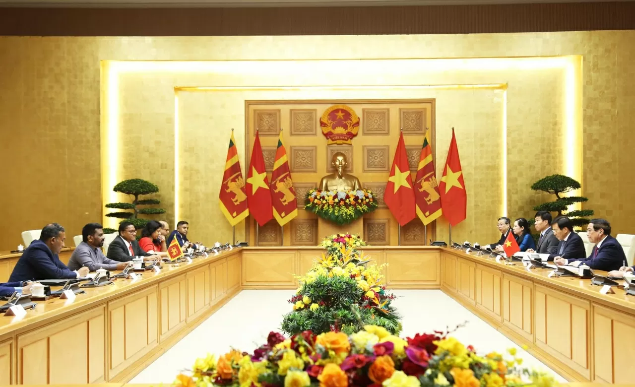 Toàn cảnh cuộc hội đàm. (Ảnh: Thành Long)